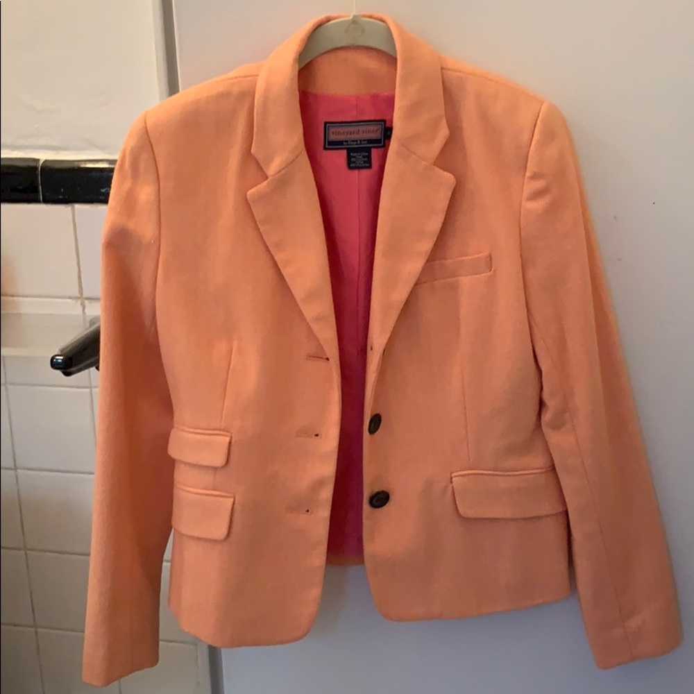 Peach blazer